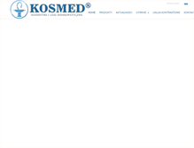 Tablet Screenshot of kosmed.pl