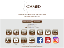 Tablet Screenshot of kosmed.de